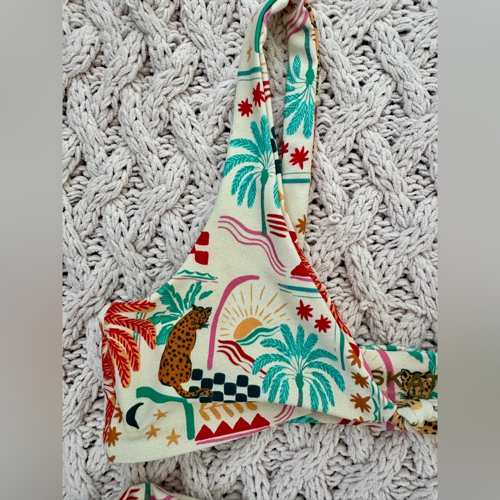 Skatie Colorful Tropical Print Bikini - Picture 2 of 6